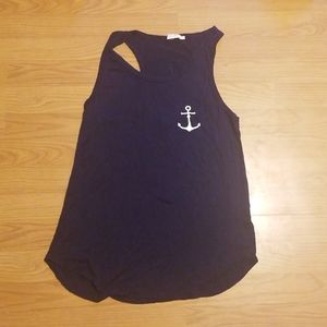 French Pastry Anchor Tank Top